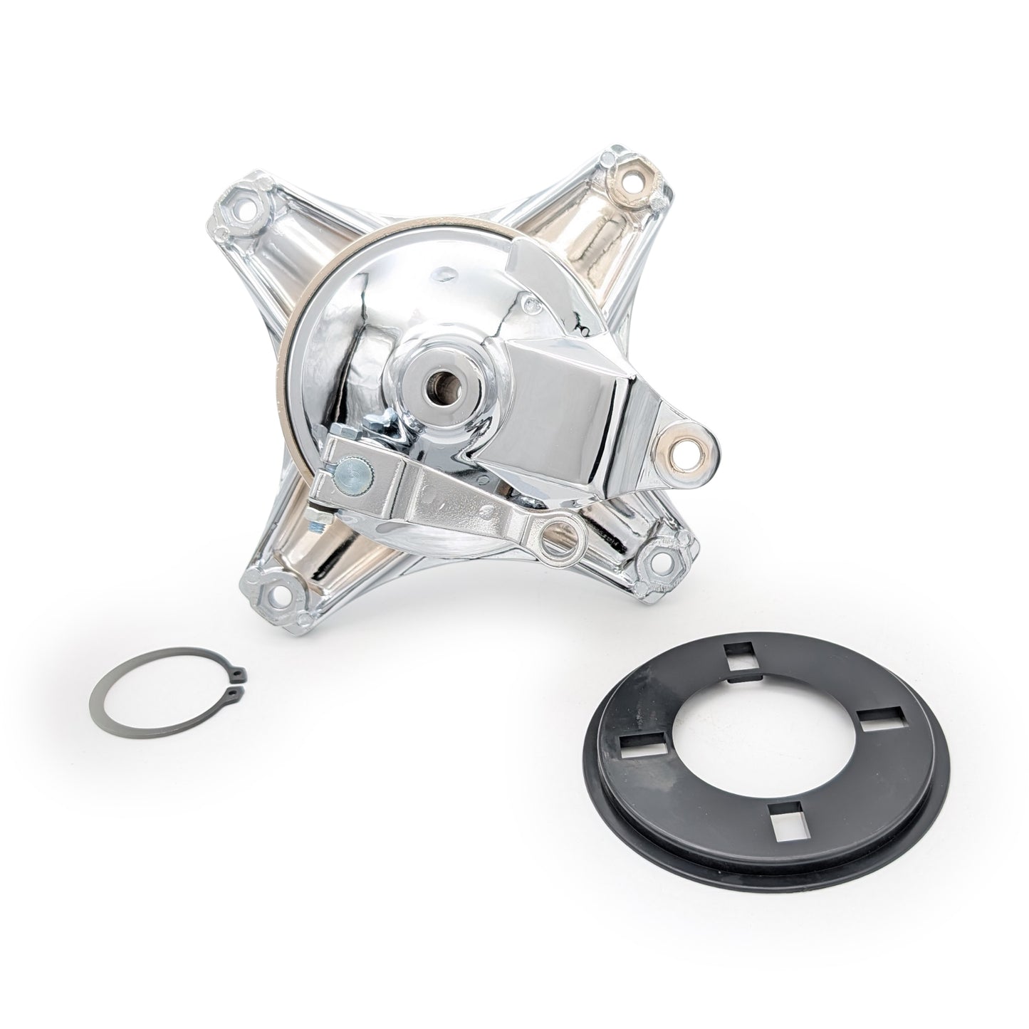 Show-Level Chrome Rear Hub Set w/ Cush Drive - CT70 & Replicas