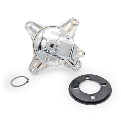 CT70 Front & Rear Show-Level Chrome Drum Hub & Brake Set