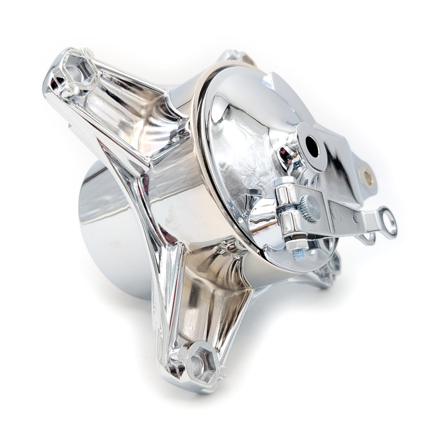 Show-Level Chrome Rear Hub Set w/ Cush Drive - CT70 & Replicas