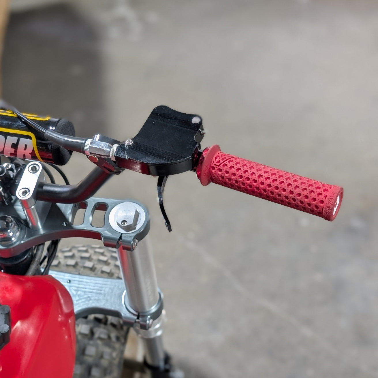 ATC70 TRX70 CNC Billet Thumb Throttle for Aftermarket Motor Kits