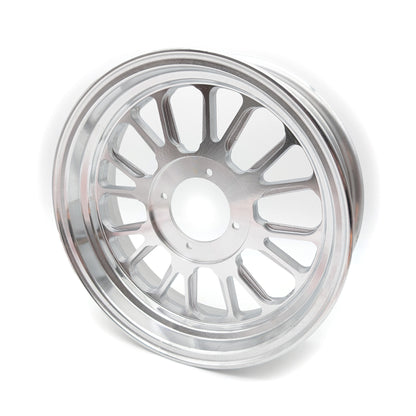 Single Wheel - Z-Type 12" X 3.5" 16 Spoke 1 Piece Rim (Silver)