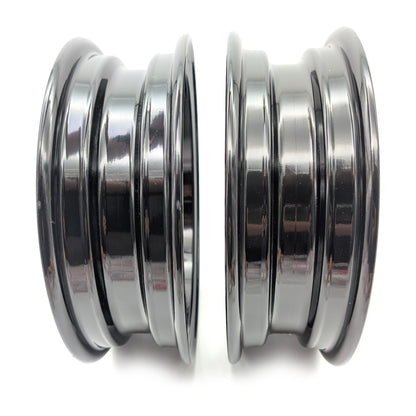 Set of 2 - 10 X 2.75" 16 Spoke 1 Piece Rim (Black)