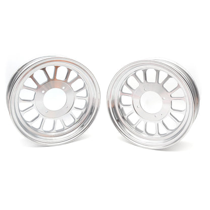 Set of 2 - 10 X 2.75" 16 Spoke 1 Piece Rim (Silver)