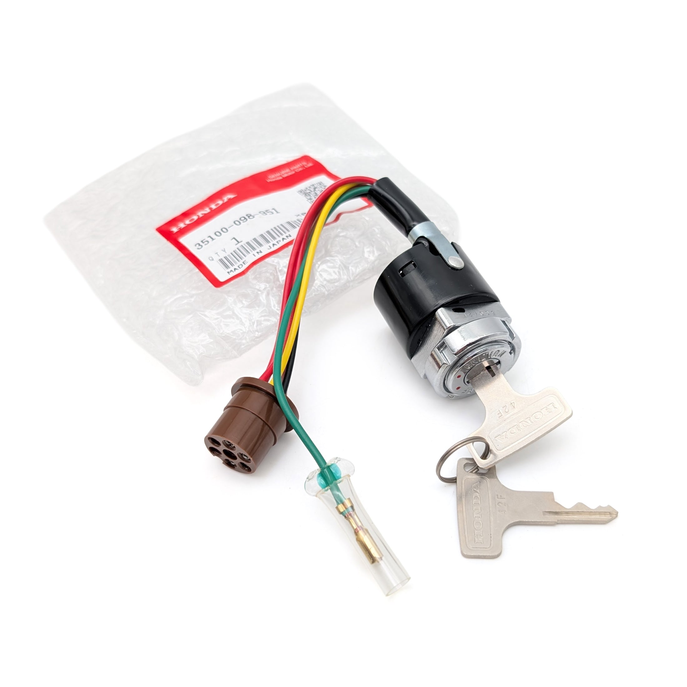 くろち9831 OEM Honda Ignition Switch – CT70 K1–76 / CT70H K1 – 35100-098-951
