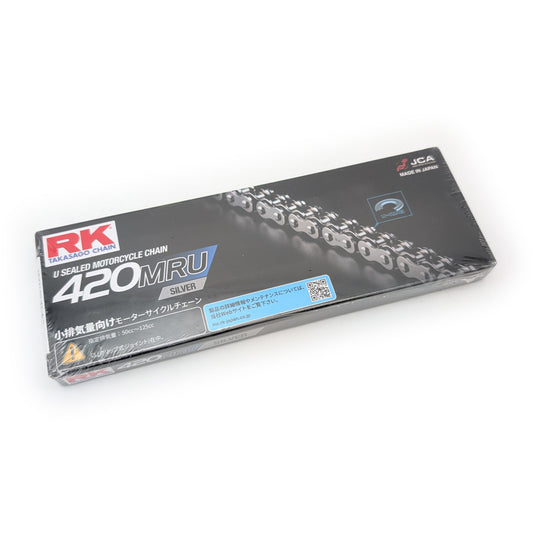 RK Racing Silver SV420MRU 420 Ultra Thin U-Ring Sealed Chain (100 Link)