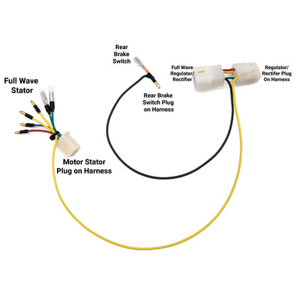 Ice Bear Champion / Leo Full Wave Wiring Adapter (Motor Swap or Stator Upgrade)