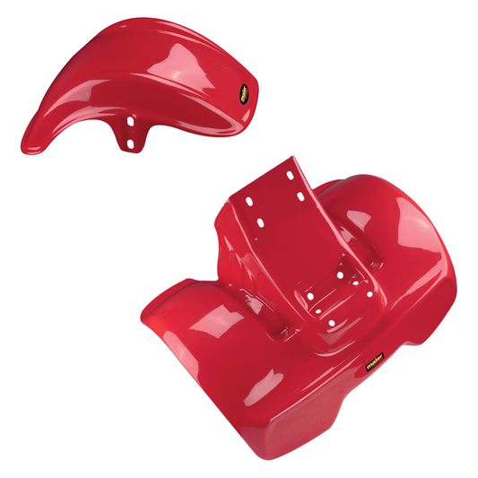 Front & Rear ATC70 Fender Plastic Set (1978–1985) – OEM Honda Red