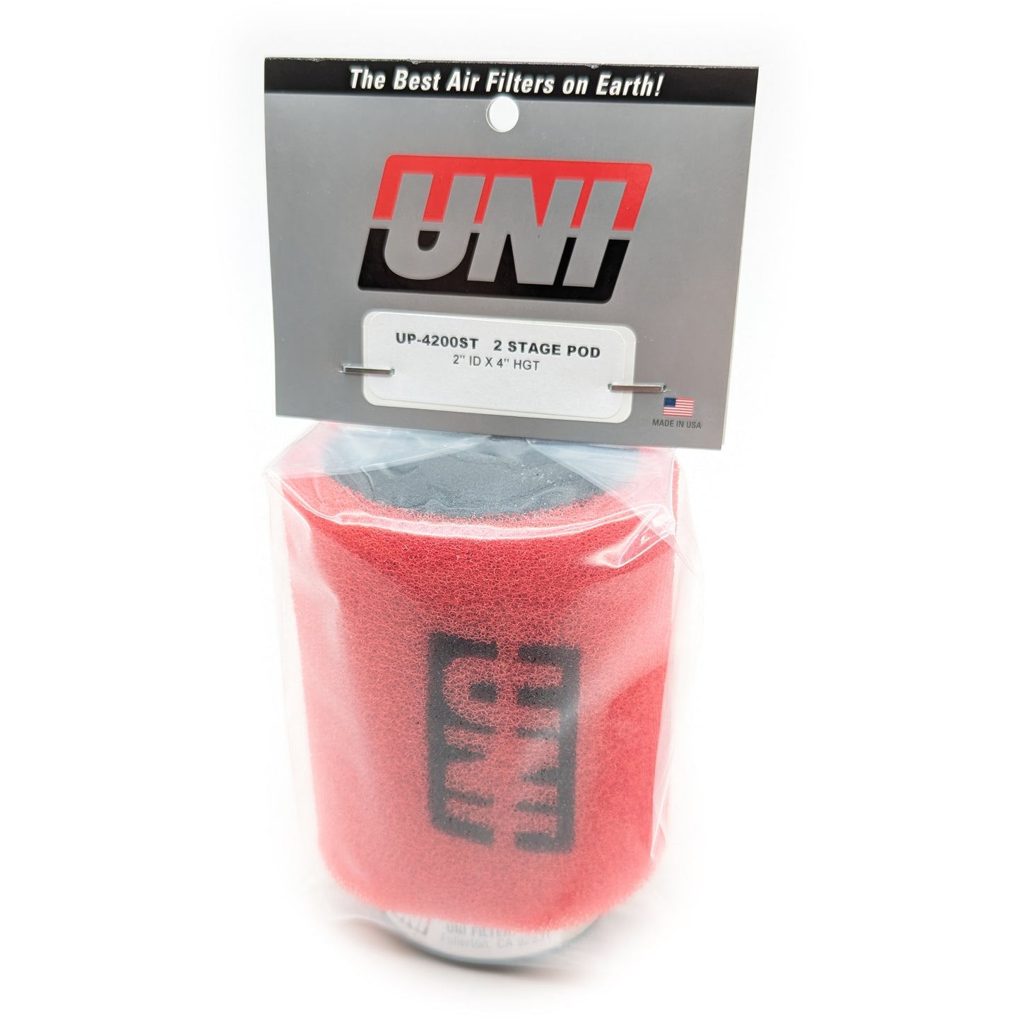 UNI Straight Two-Stage Pod Air Filter (45mm - 50mm)