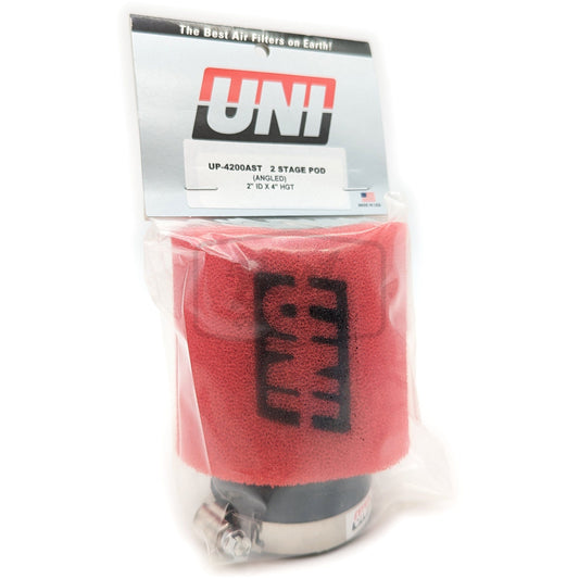 Uni Two-Stage Pod Air Filter 51mm Angled