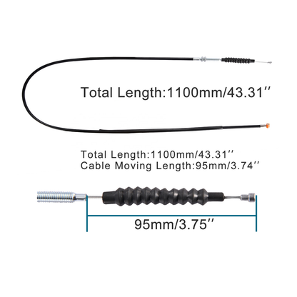 43" Top Clutch Cable – ZS190 / ZS212 / Z125 / Daytona Anima