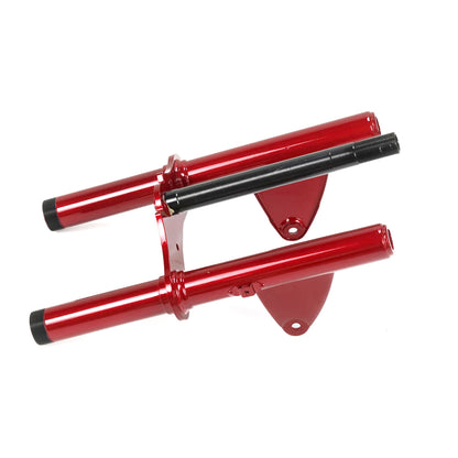 Z50 K1-K2 Hardtail Front Fork Triple Tree Assembly – Ruby Red (1969–1971)