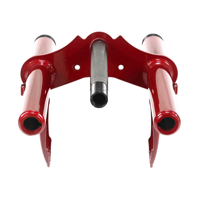 Z50 K1-K2 Hardtail Front Fork Triple Tree Assembly – Ruby Red (1969–1971)