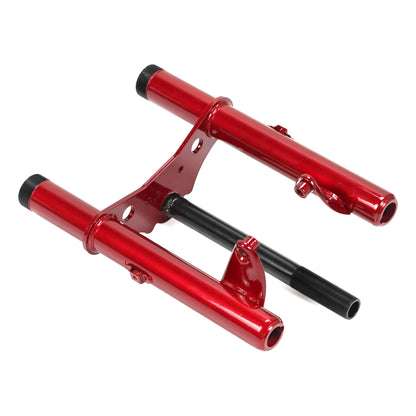 Z50 K1-K2 Hardtail Front Fork Triple Tree Assembly – Ruby Red (1969–1971)