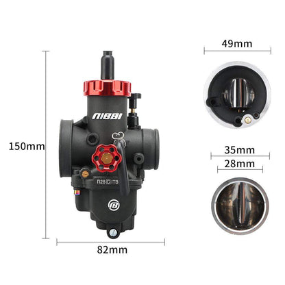 Nibbi PE28 28mm Carburetor (Black & Red)