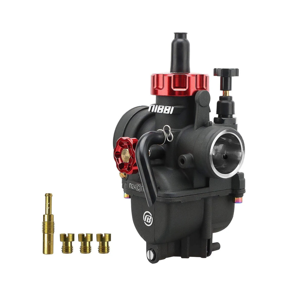 Nibbi PE24 24mm Carburetor (Black & Red)