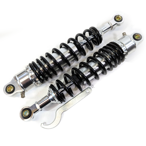 CT70 330MM Performance Gas Filled Rear Shock Set - Silver / Black