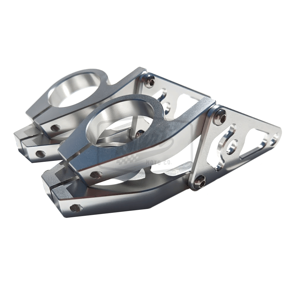 Silver CNC Head Light Bracket for Inverted Fork Kit