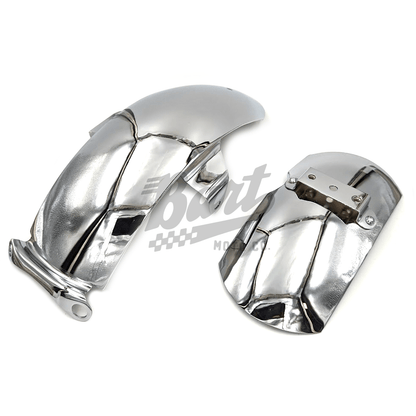 Reproduction Z50 K0 K1 Front and Rear Chrome Fenders Set
