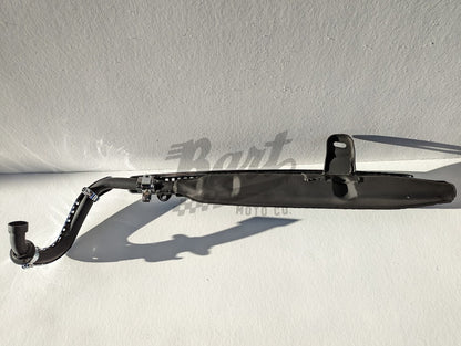 CT70 K0 Black and Chrome Stock Style Rider Exhaust