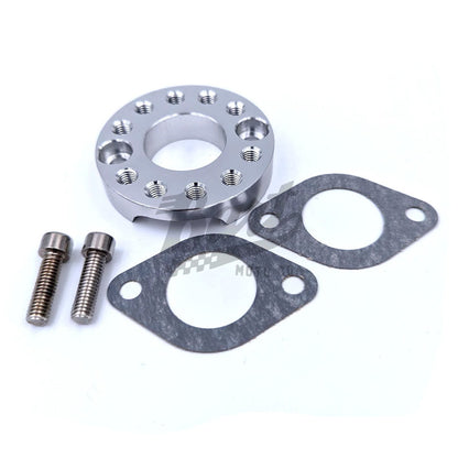 Adjustable 360° Rotating Intake Adapter – 26mm Bore, 46mm Mount Spacing