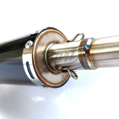 Z50 Hard Tail Big Bore Stainless Carbon Up Exhaust