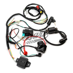 12V Electric Start Basic Wiring Harness (No Lighting)