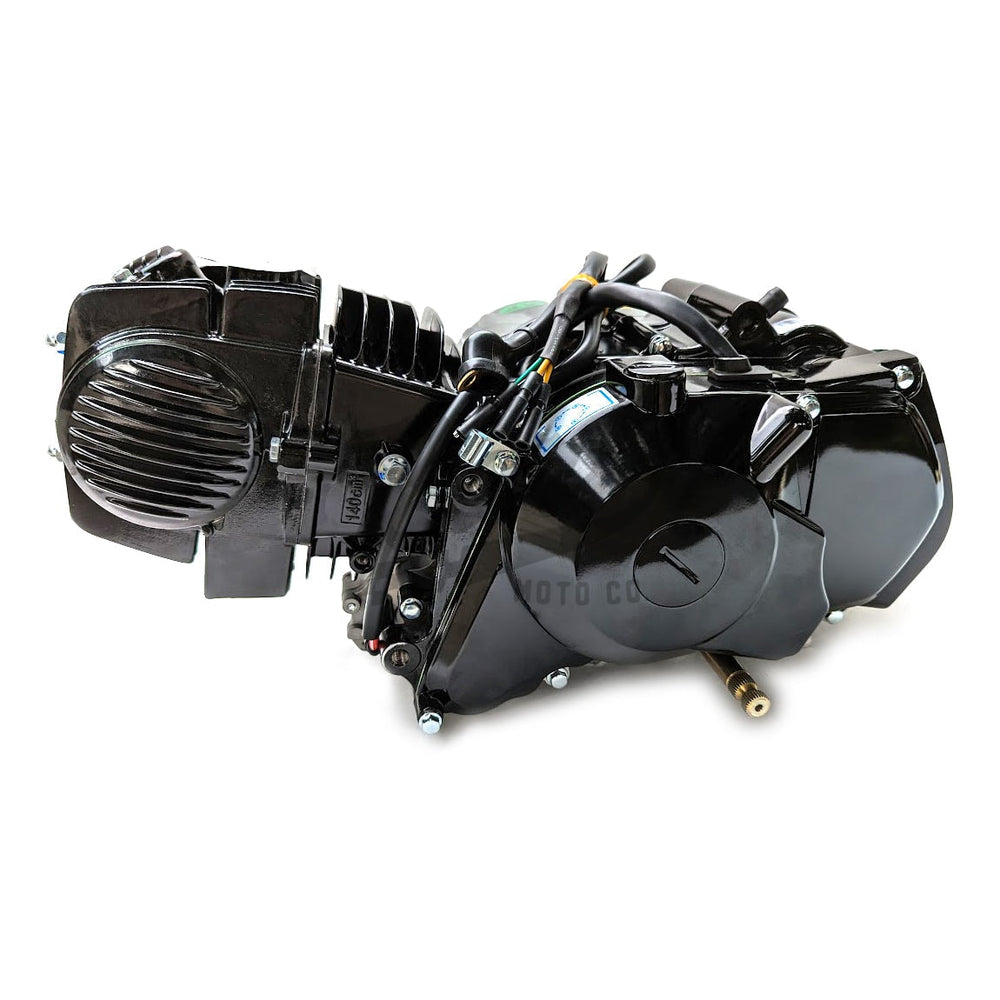 Black YX140 140cc Electric Start Semi-Auto (Motor Only)