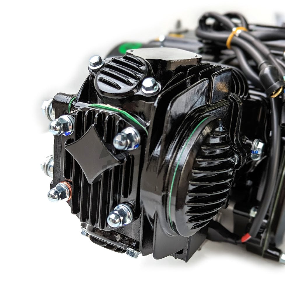 Black YX140 140cc Electric Start Semi-Auto (Motor Only)