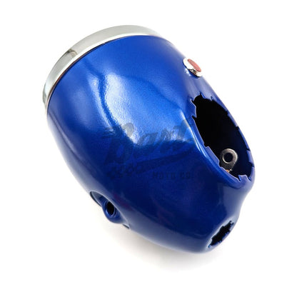 Reproduction Z50 K0-K2 Candy Blue Headlight Bucket Assembly